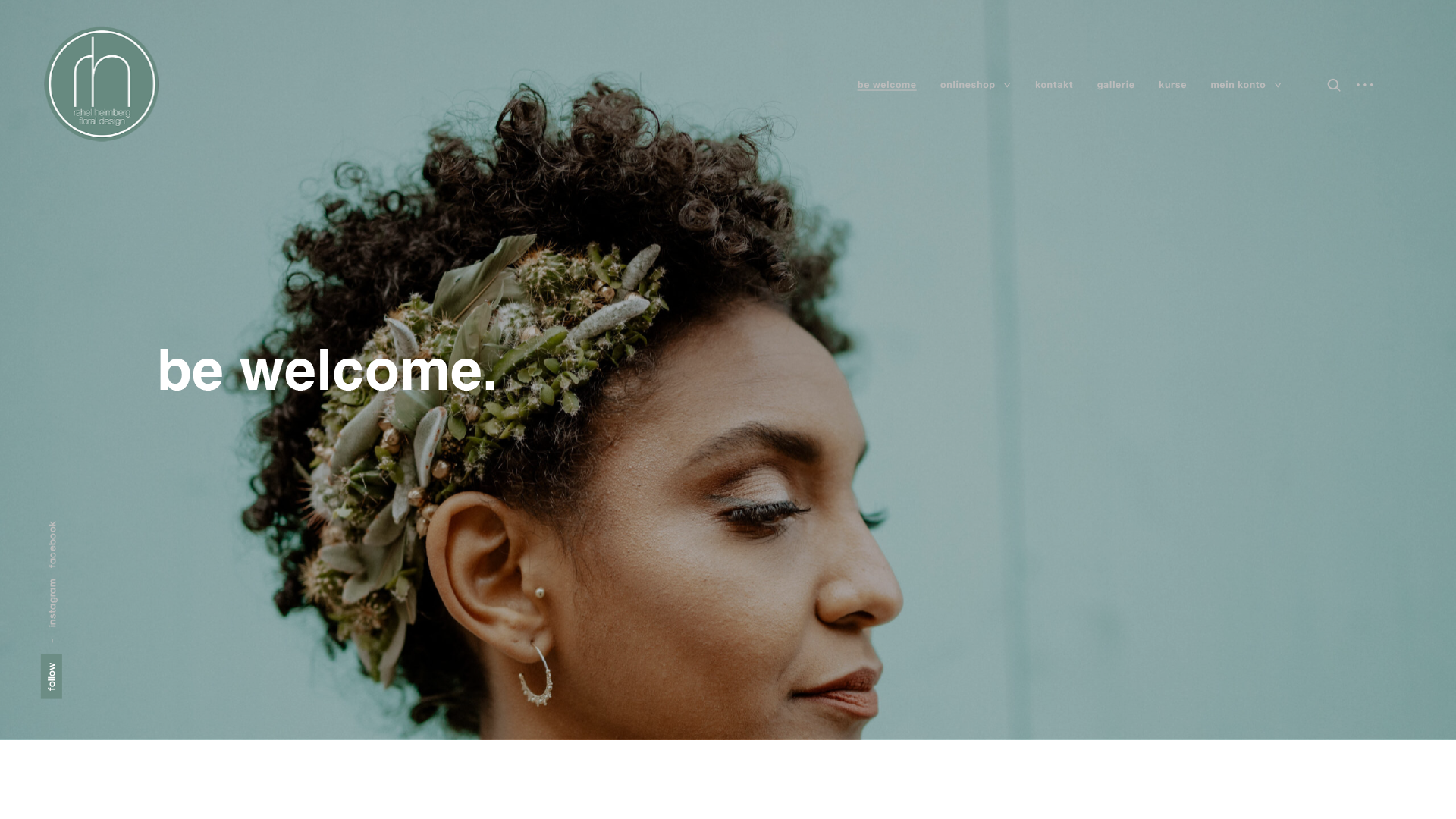 Webdesign floral design Startseite